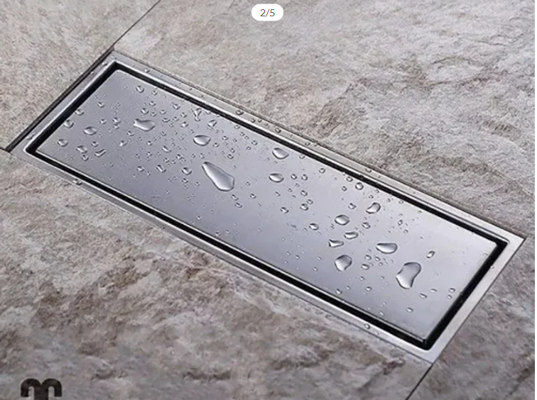 Rejilla Para Piso Invisible De 30x10 Cm En Acero Inoxidable