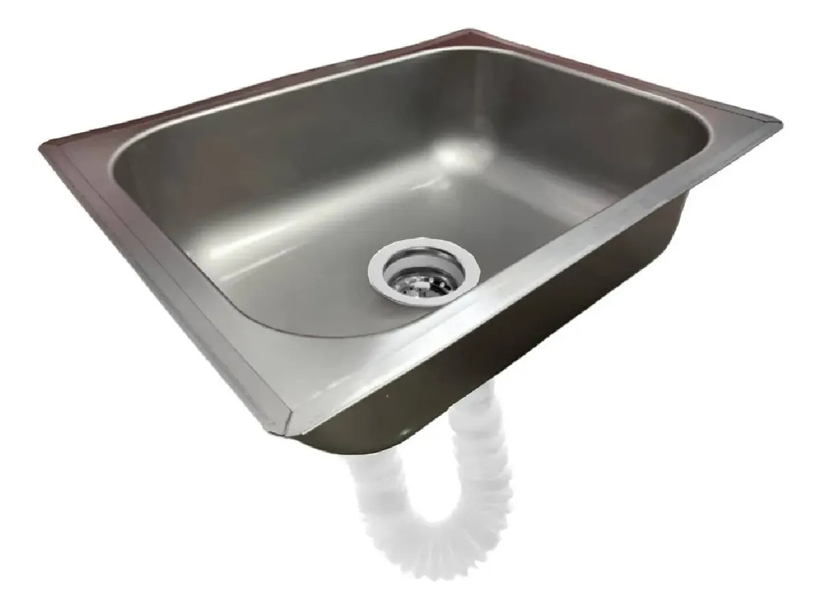 Sifón Con Canastilla Flexible Y Universal