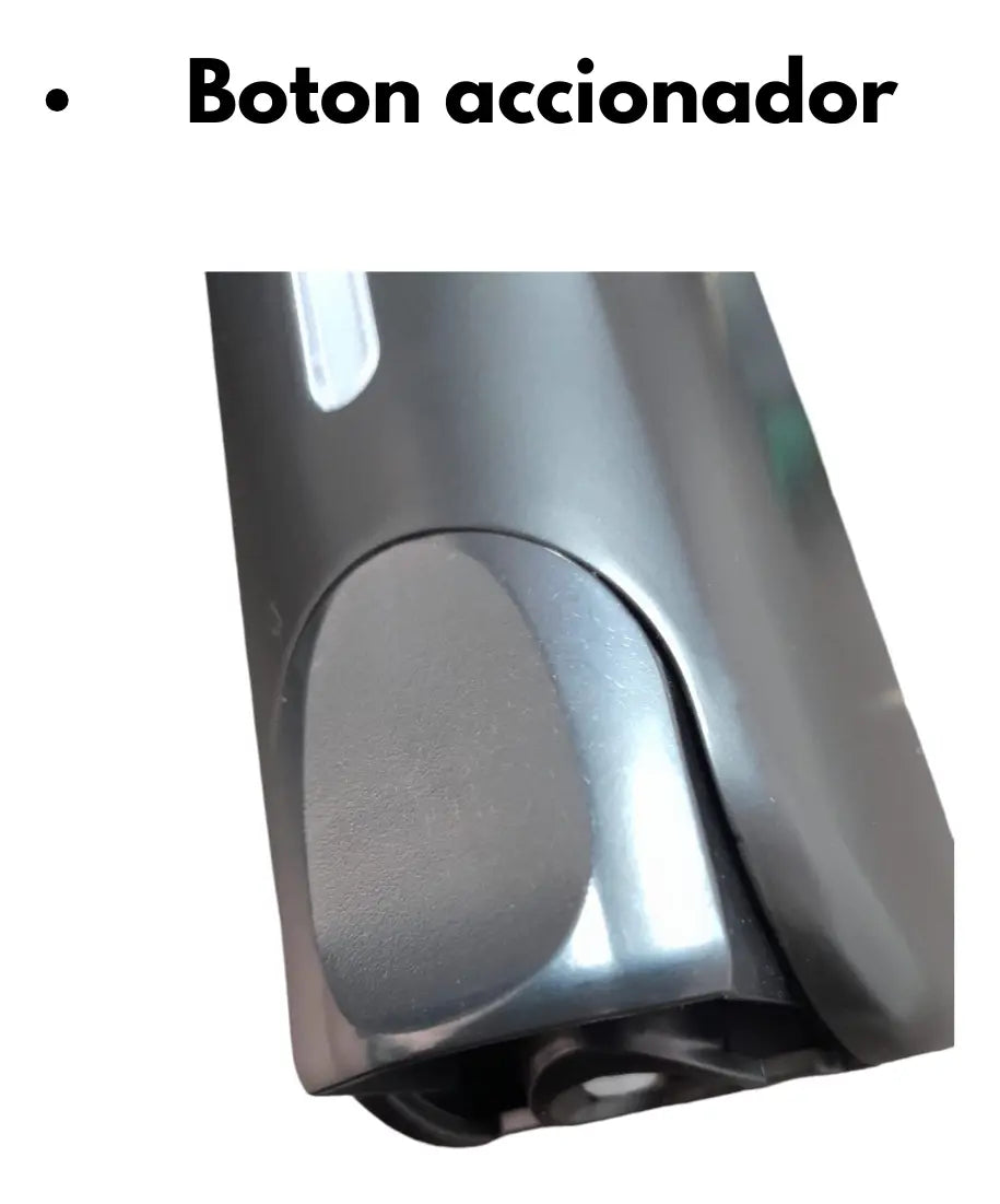 Dispensador Jabón Uso Institucional Y Domestico Negro Mate