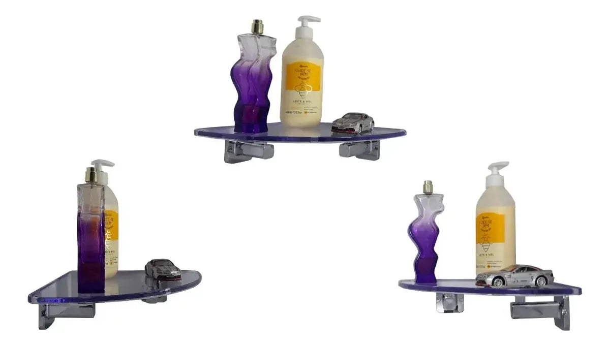 Repisa Acrilica Para Esquina, Resiste 9kg