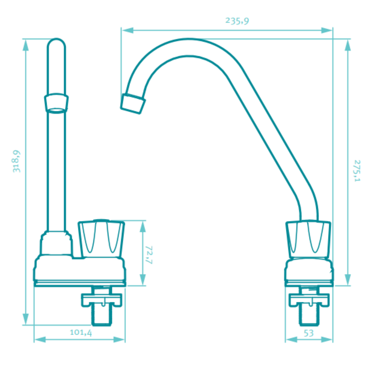 Llave Para Lavaplatos briza