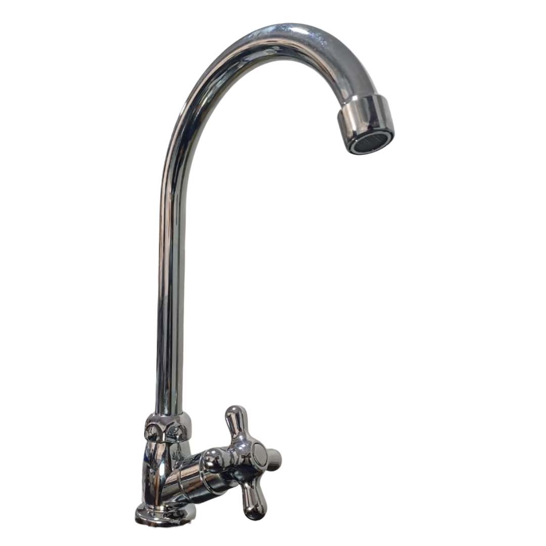 Llave Para Lavaplatos Agua Fría Cromado