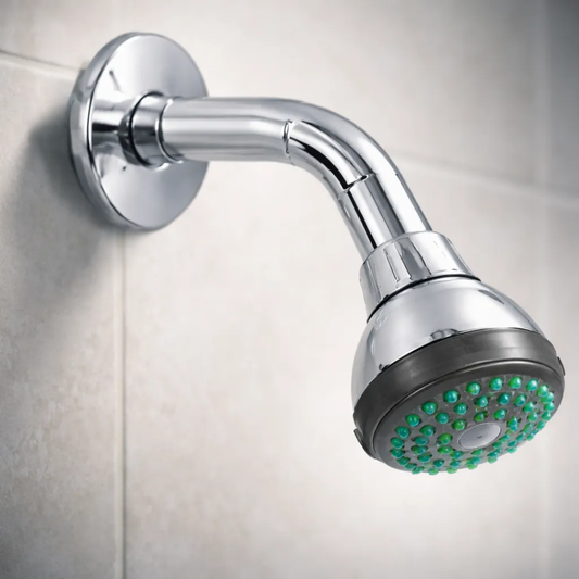 Ducha Cromada Con Tubo Corto
