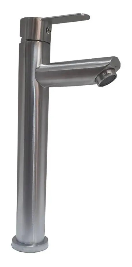 Griferia Monomando Poste Alto Recto, Satin.