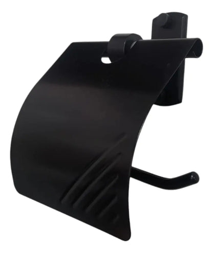 Porta Rollo En Aluminio  Negro